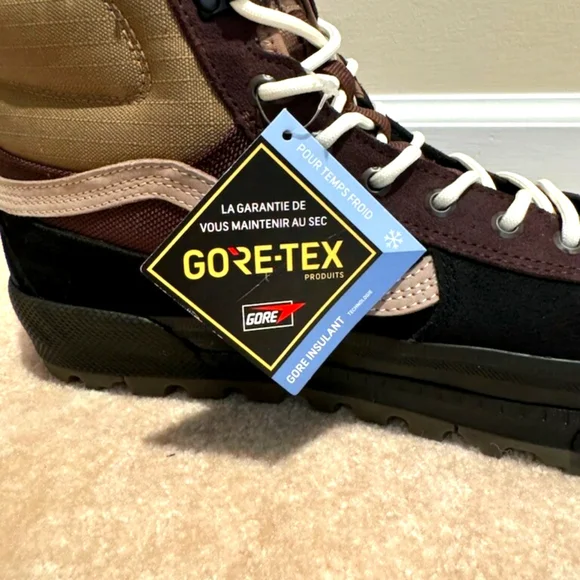 NEW Vans Sk8-Hi Gore-Tex MTE-3 Waterproof Winter Boot Shoe Brown Black Men